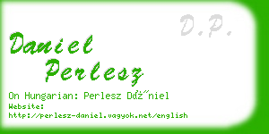 daniel perlesz business card